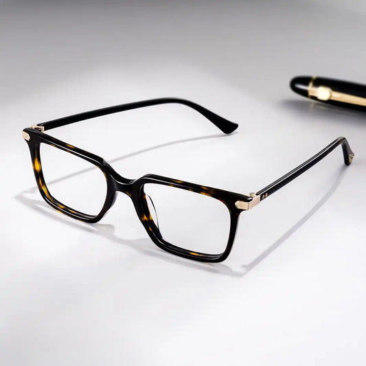 Goveo Tortoise Rectangle Glasses