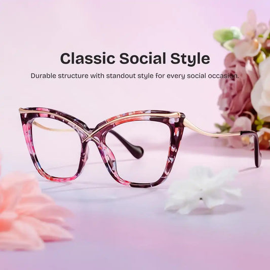 Winston Floral Butterfly Glasses