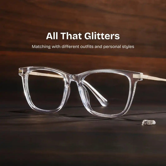 Selena Clear Rectangle Glasses