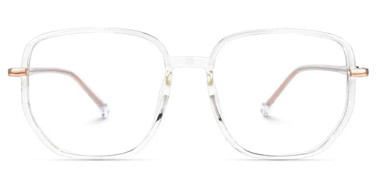 Joana Clear Geometric Glasses