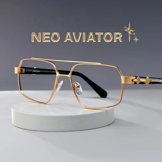 Sterling Gold Aviator Glasses