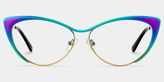 Ellen Iridescent Cat eye Glasses