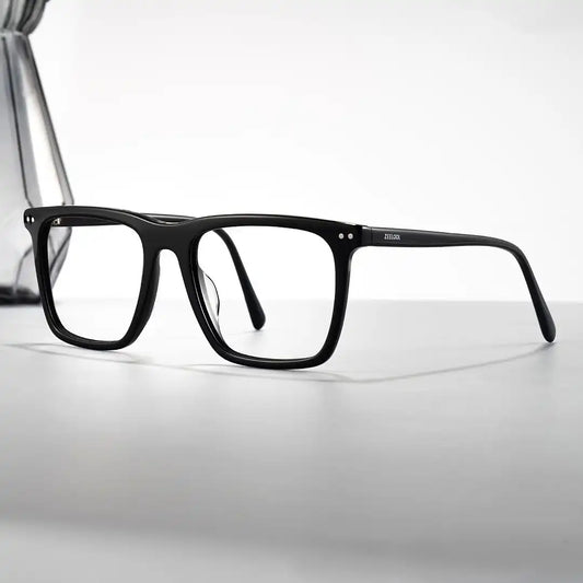 Frantz Black Square Glasses