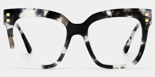 Minguela Gray-Tortoise Square Glasses