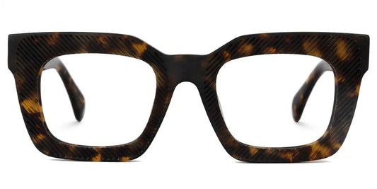 Keisa Tortoise Rectangle Glasses