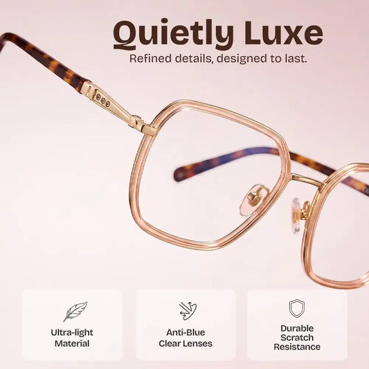 Sophie Pink Geometric Glasses
