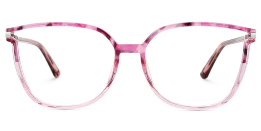 Rodz Pink-Floral Square Glasses