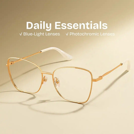 Kai Gold Butterfly Glasses
