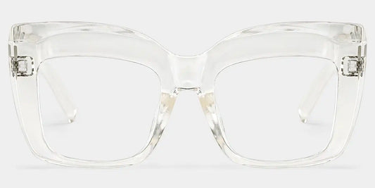 Alberta Clear Square Glasses