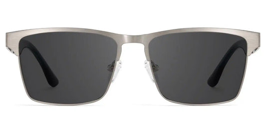 Jasper Silver Rectangle Sunglasses