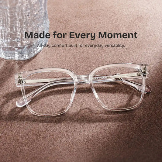 Donnalyn Clear Square Glasses