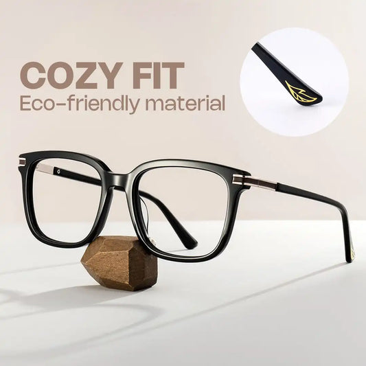 Kenny Black Square Glasses