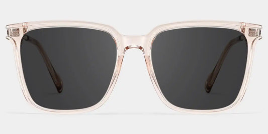 Zeyna Beige Square Sunglasses