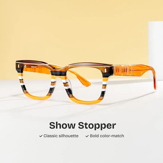 Pride Multicolor Square Glasses
