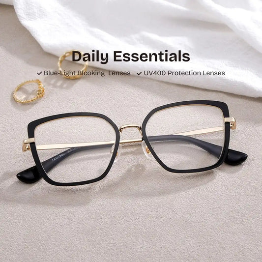 Max Black Square Glasses