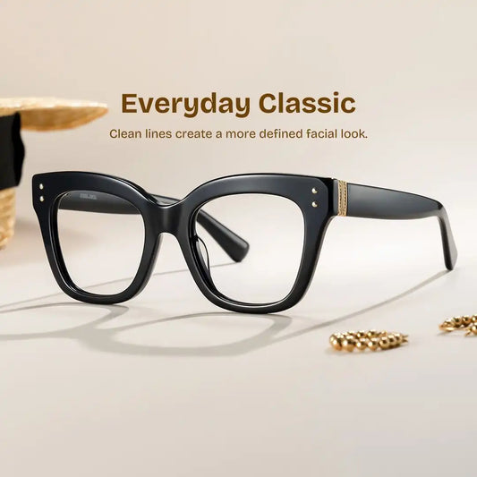 Stella Black Butterfly Glasses