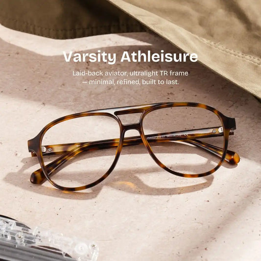Luna Tortoise Aviator Glasses