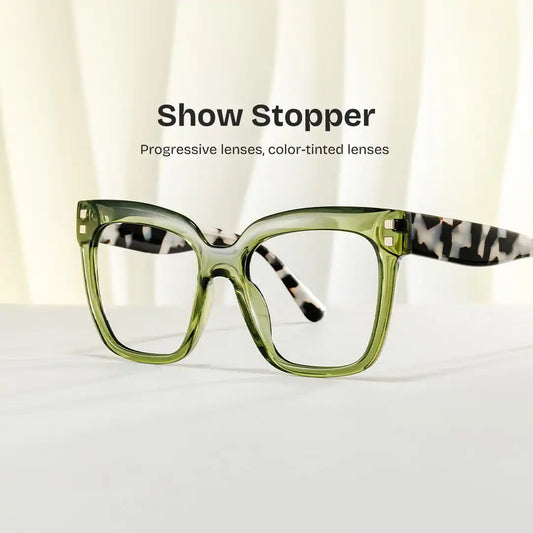Minguela Green Square Glasses