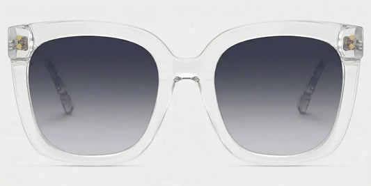 Ebony Clear Square Sunglasses
