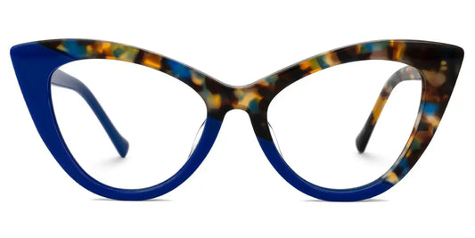 Maxine Blue Cat eye Glasses