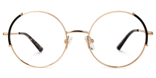 Rindy Black Round Glasses