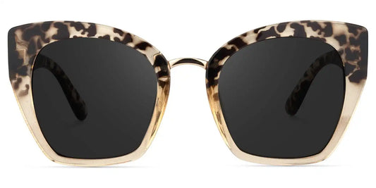 Denis Light-Tortoise Cat eye Sunglasses