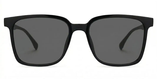 Contreras Black Square Sunglasses