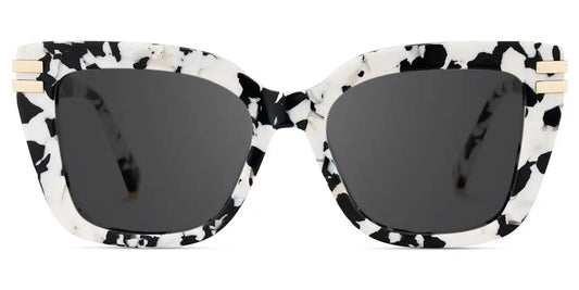 Cardozo Cow Print Square Sunglasses