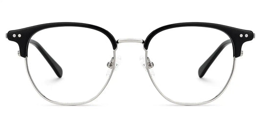 Geno Black Browline Glasses
