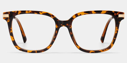 Jacqui Tortoise Rectangle Glasses