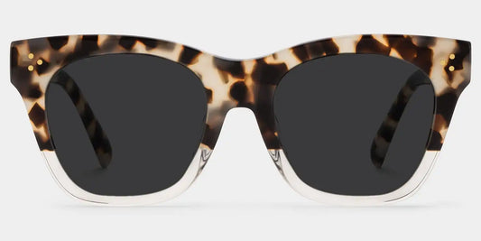 Tandy Light-Tortoise Square Sunglasses
