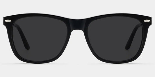 Atlas Black Rectangle Sunglasses