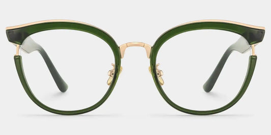 Laraine Green Cat eye Glasses