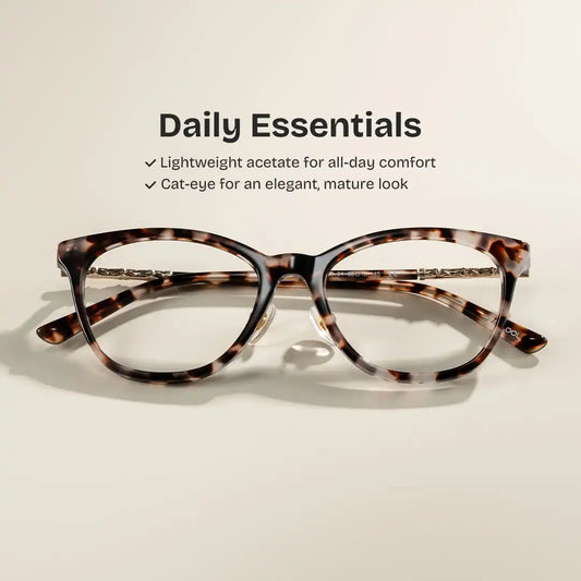 April Tortoise Cat eye Glasses