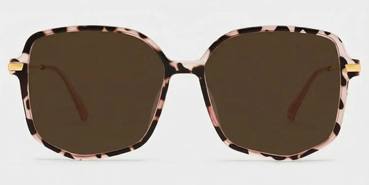 Payton Tortoise Geometric Sunglasses