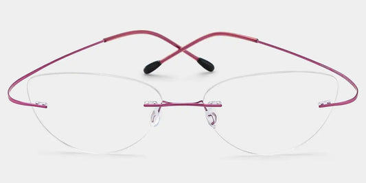 Evelyn Pink Cat eye Glasses