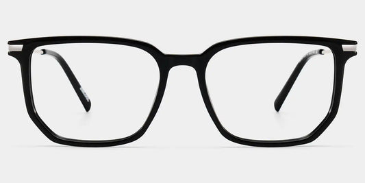 Michelle Black Rectangle Glasses