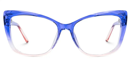 Farris Blue Cat eye Glasses