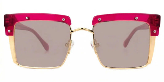 Kiana Rose-Pink Square Sunglasses