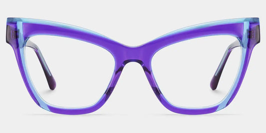 Saucie Purple Cat eye Glasses