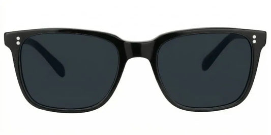 Lamont Black Rectangle Sunglasses