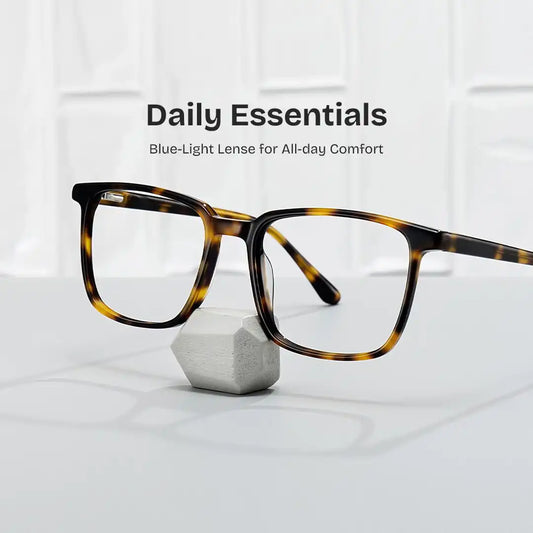 Aidan Tortoise Rectangle Glasses