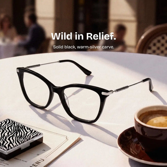 Lydia Black Cat eye Glasses