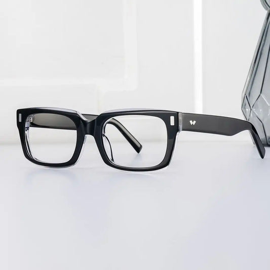 Fayssel Black Rectangle Glasses