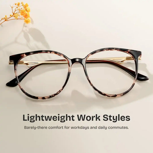 Chanty Tortoise Round Glasses