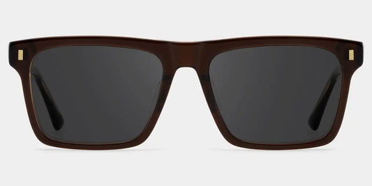 Henry Brown Rectangle Sunglasses