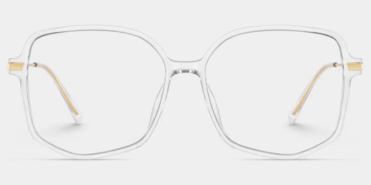 Payton Clear Geometric Glasses