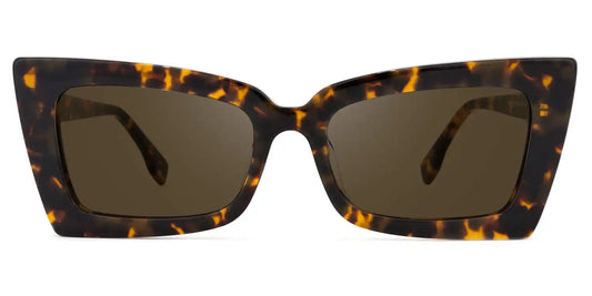Newell Tortoise Rectangle Sunglasses