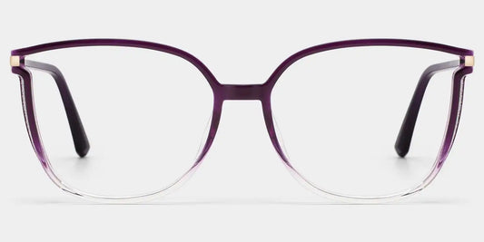 Rodz Purple Clear Square Glasses