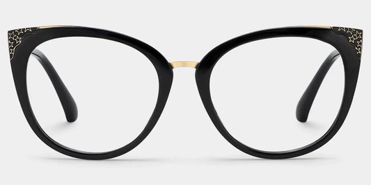 Dalton Black Cat eye Glasses
